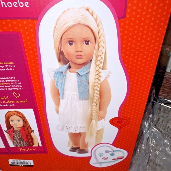 BRAND NEW Our Generation Phoebe Doll From Hair to There with Extendable Hair - Picture 8 of 11